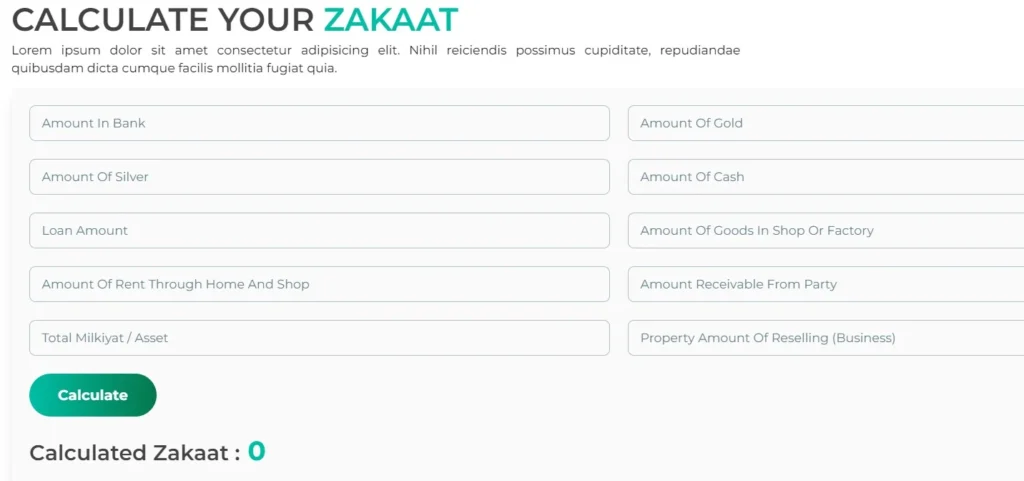 Zakat