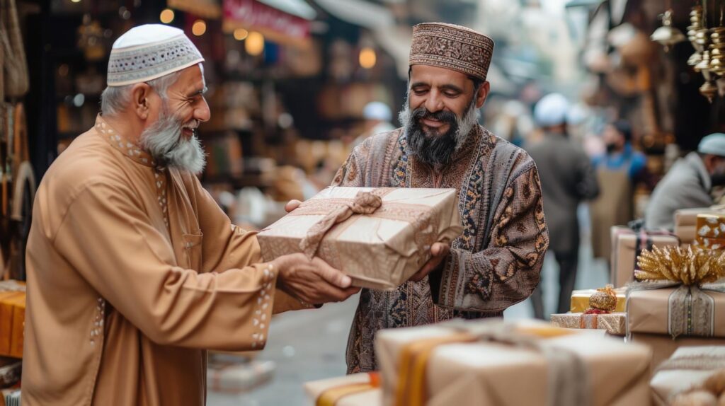 Zakat in Islam, people donating zakat to others